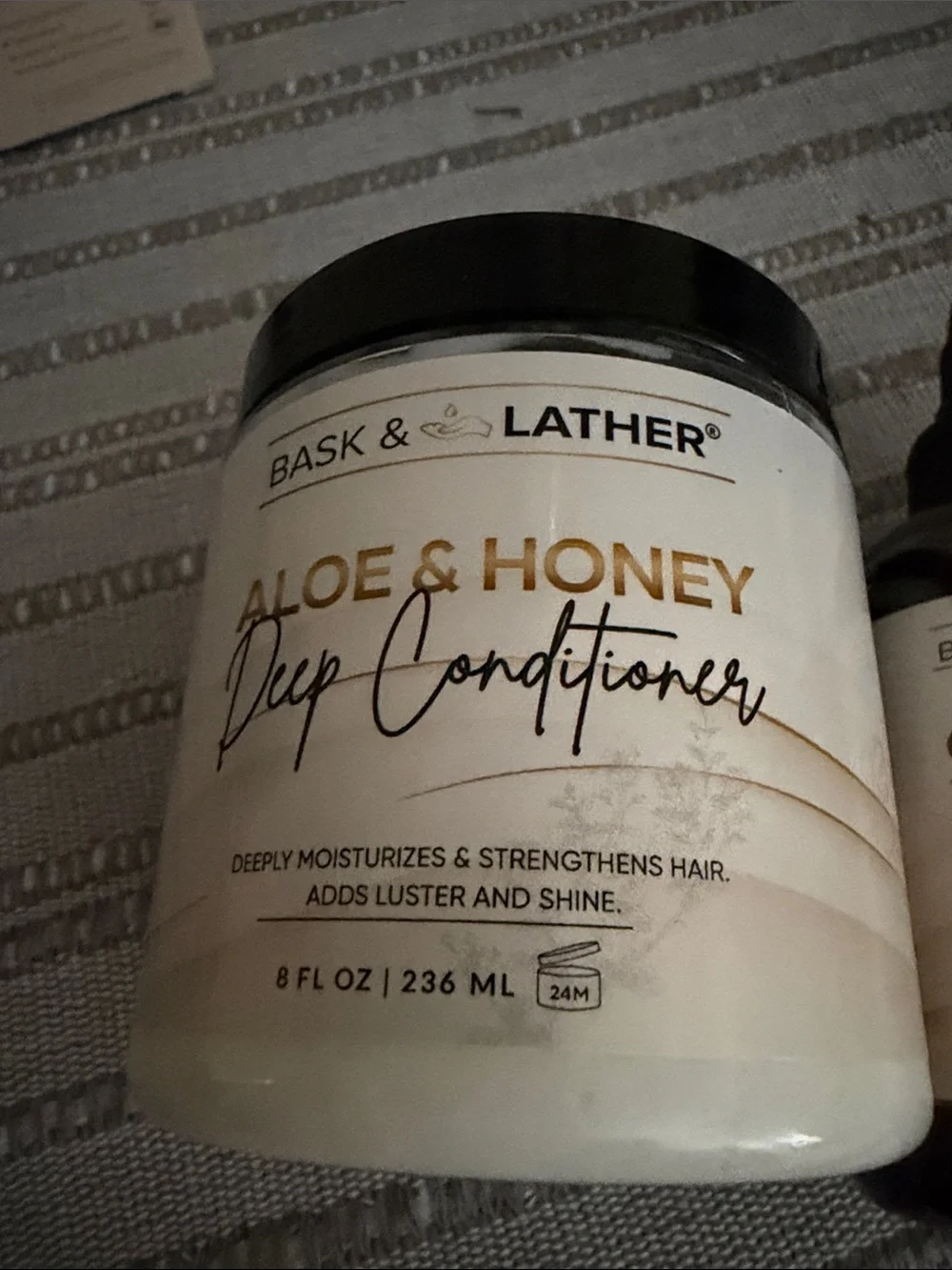 Bask & Lather Stimulating Scalp & Hair Balm — Cream scalp stimulator
